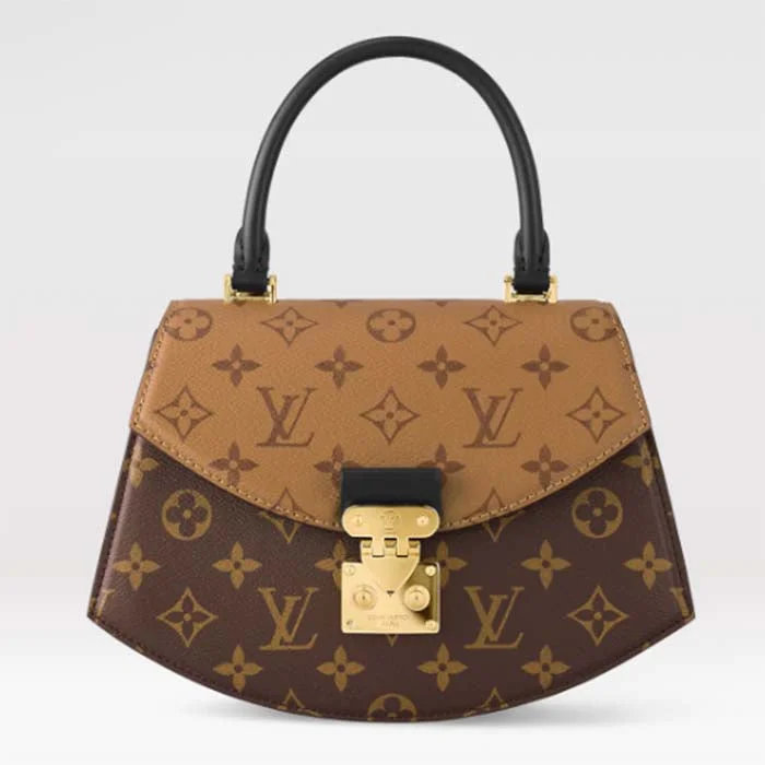 Louis Vuitton bags with a magnetic snap closure for easy accessLouis Vuitton LV Women Tilsitt Monogram Monogram Reverse Coated Canvas