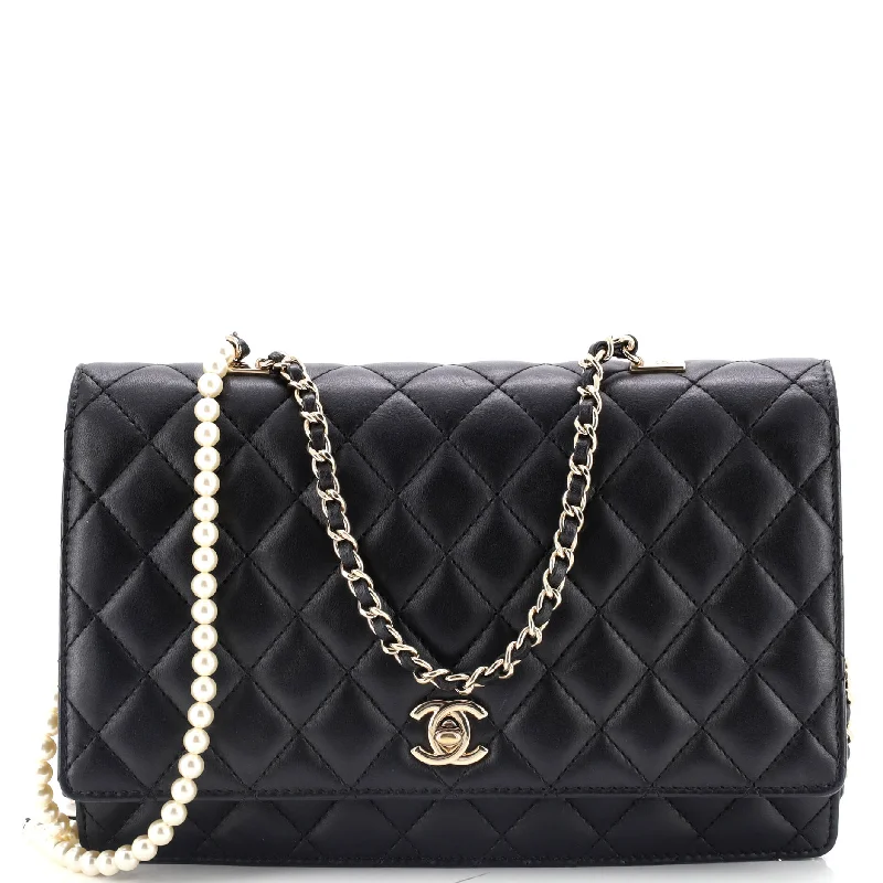 Chanel Medium Tote Bag for Office LadiesFantasy Pearls Flap Bag Quilted Lambskin Large