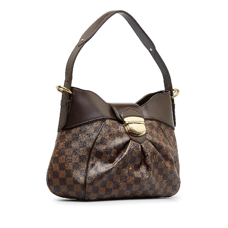 Louis Vuitton handbags with a patent - leather finish for a shiny lookLouis Vuitton Damier Ebene Sistina PM (bkd6Ue)