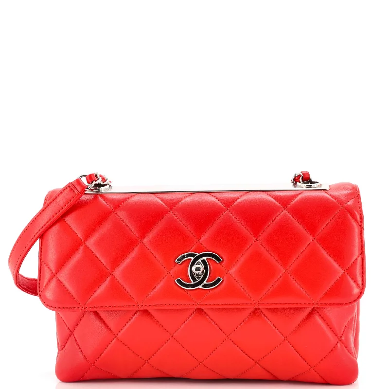 Chanel Luxury Handbag for High - End EventsTrendy CC Flap Bag Quilted Lambskin Medium