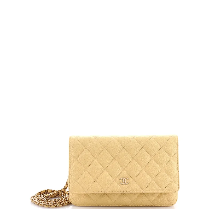 Chanel Chain Strap Handbag for Everyday UseWallet on Chain Quilted Caviar