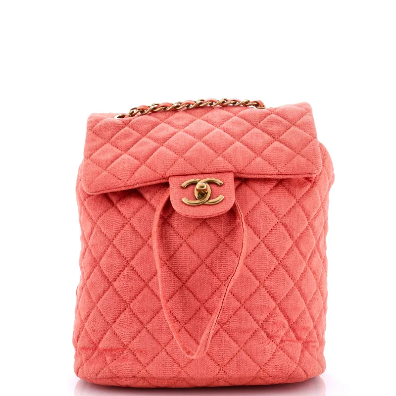 Chanel Vintage Inspired Handbag for Retro LoversUrban Spirit Backpack Quilted Denim Small