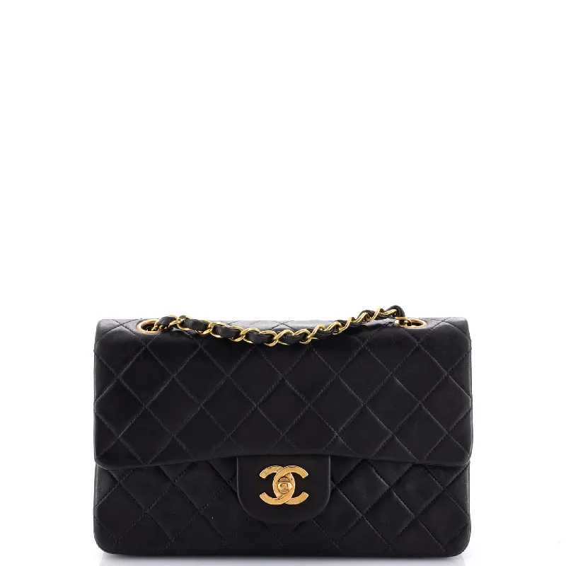 Chanel Colorful Handbag for Spring OutfitsVintage Classic Double Flap Bag Quilted Lambskin Small