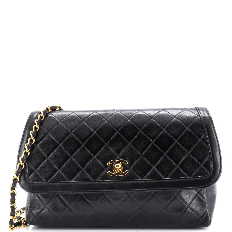 Chanel Small Crossbody Bag for TravelVintage CC Chain Flap Bag Quilted Lambskin Large