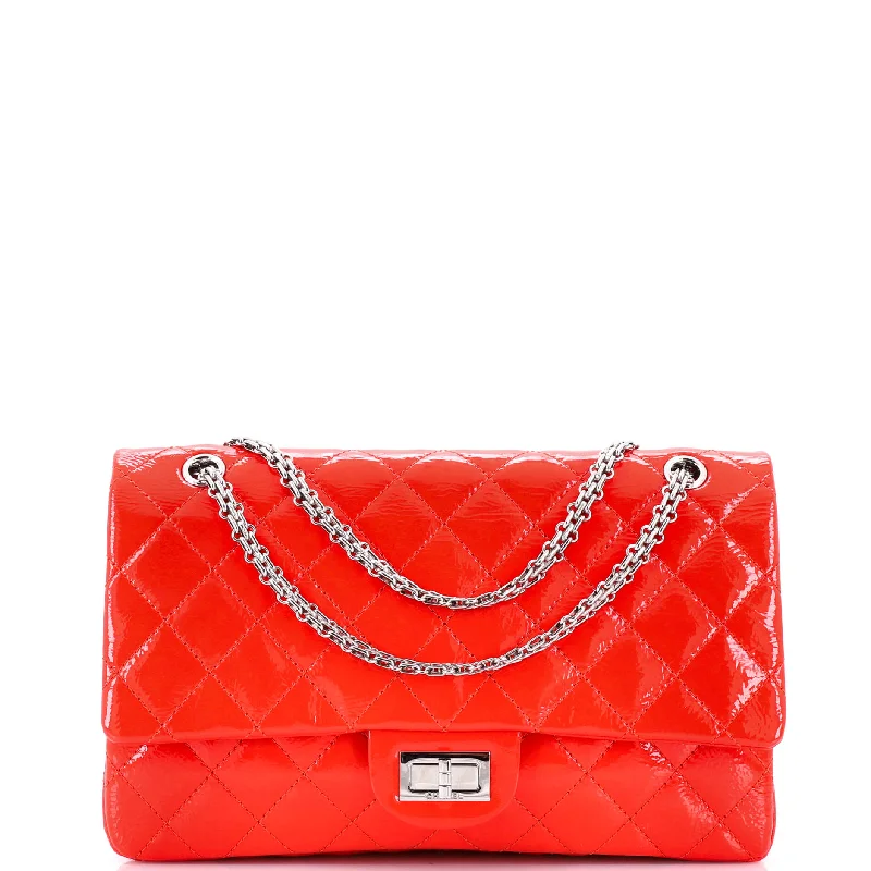 Chanel New Arrival Handbag with Gold HardwareReissue 2.55 Flap Bag Quilted Crinkled Patent 227