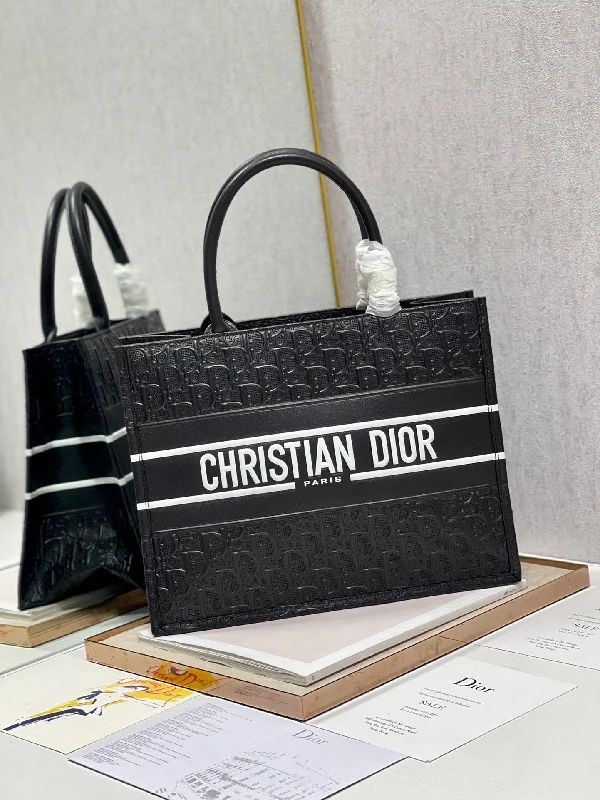 Christian Dior Saddle bags with a distressed leather finishChristian Dior MeChristian Diorum Book Tote Black, For Women,  Handbags 14in/36cm