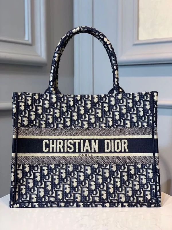 Stylish Christian Dior shoulder bags with a tassel - adorned zipperChristian Dior MeChristian Diorum Book Tote Bag Blue